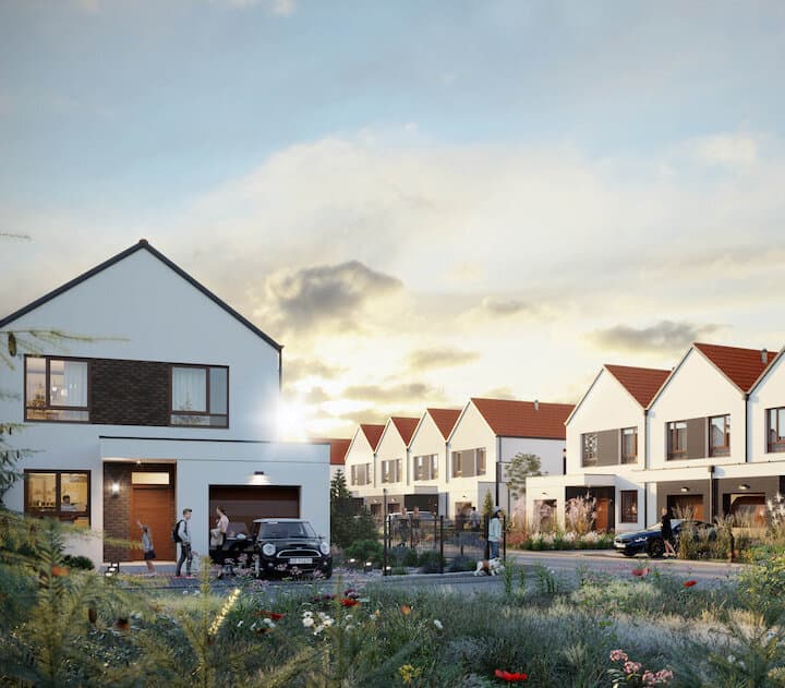 Domy na Bielanach Osiedle domów - Świerkowe Bielany